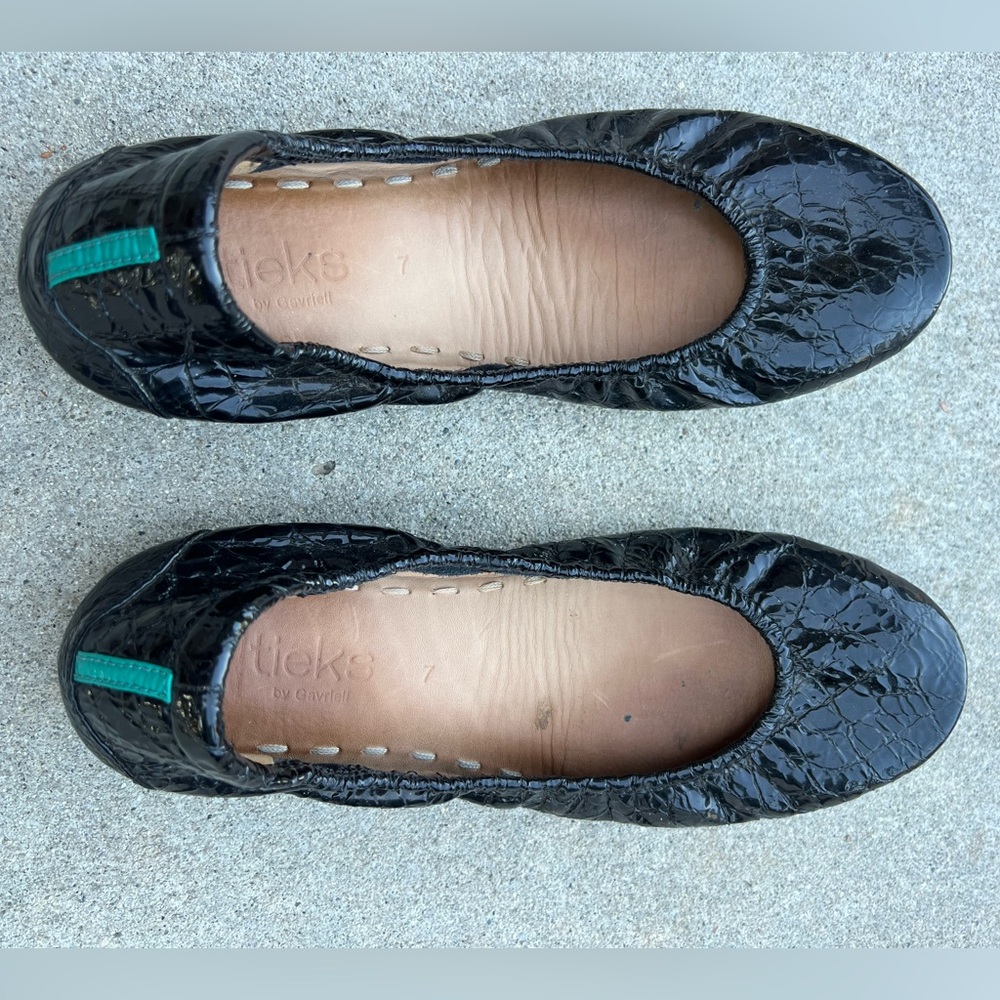 Tieks Obsedian Black size 7